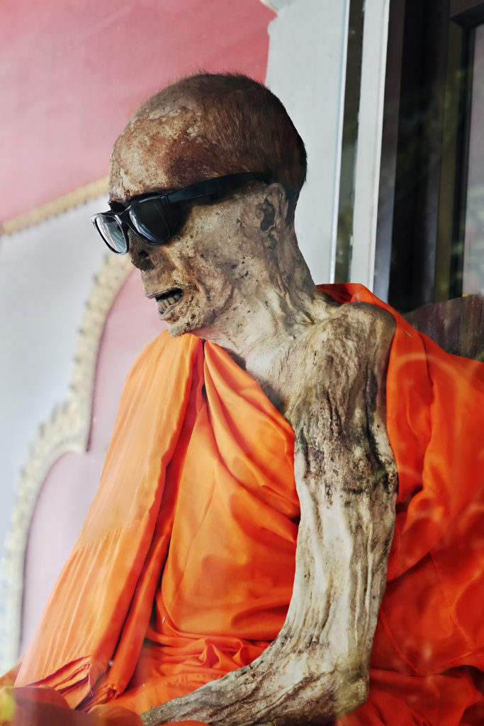 Mummified monk Thailand