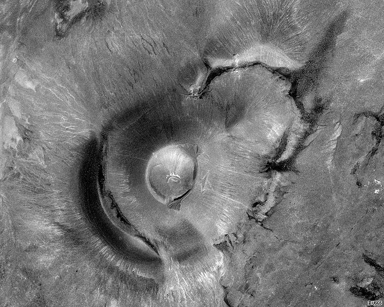 Roden Crater, site of an artwork by James Turrell outside Flagstaff, Arizona.